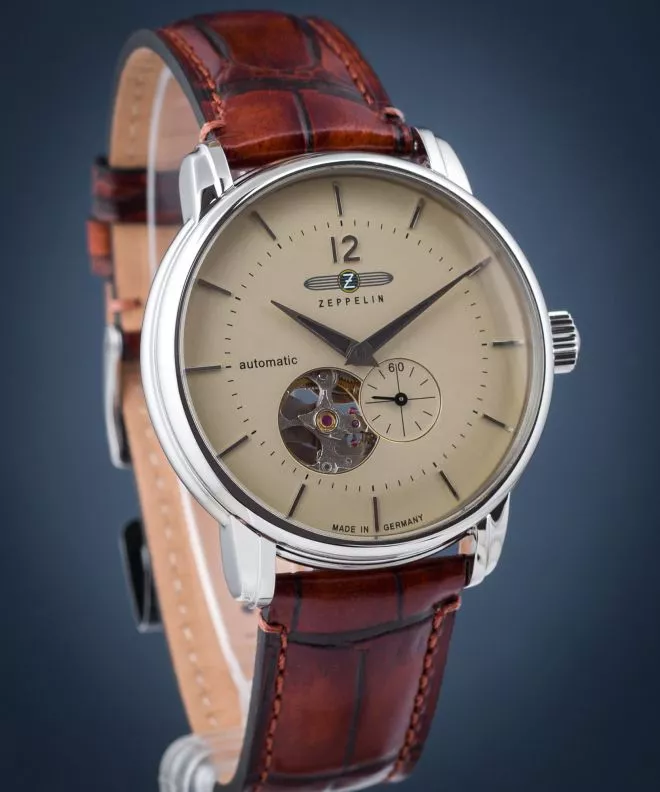Orologio da Uomo Zeppelin LZ120 Open Heart Automatic 8166-1