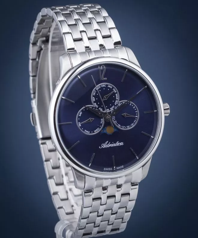 Orologio da Uomo Adriatica Moon Phase A8269.5155QF