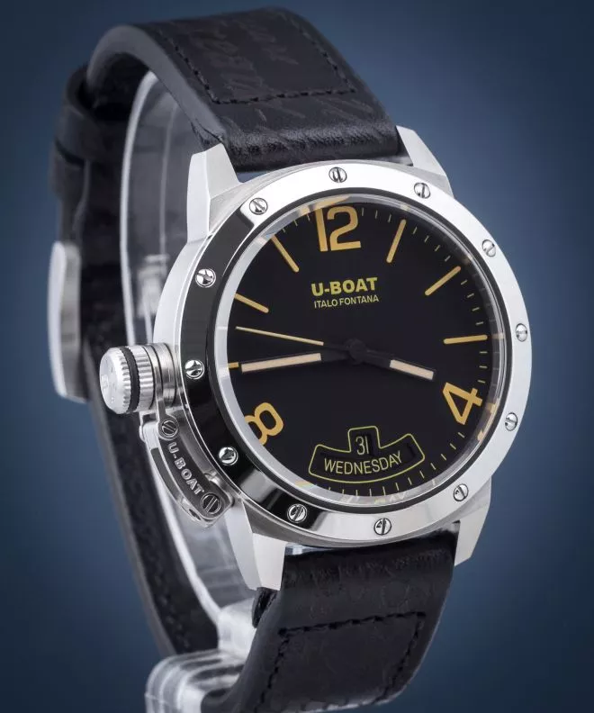 Orologio da Uomo U-Boat Classico 40 Vintage Screws Bezel 8890
