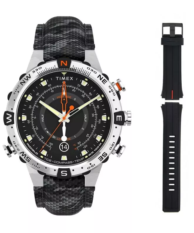 Orologio da Uomo Timex Expedition Outdoor Tide/Temp/Compass + Dodatkowy pasek Timex TW2V22300A