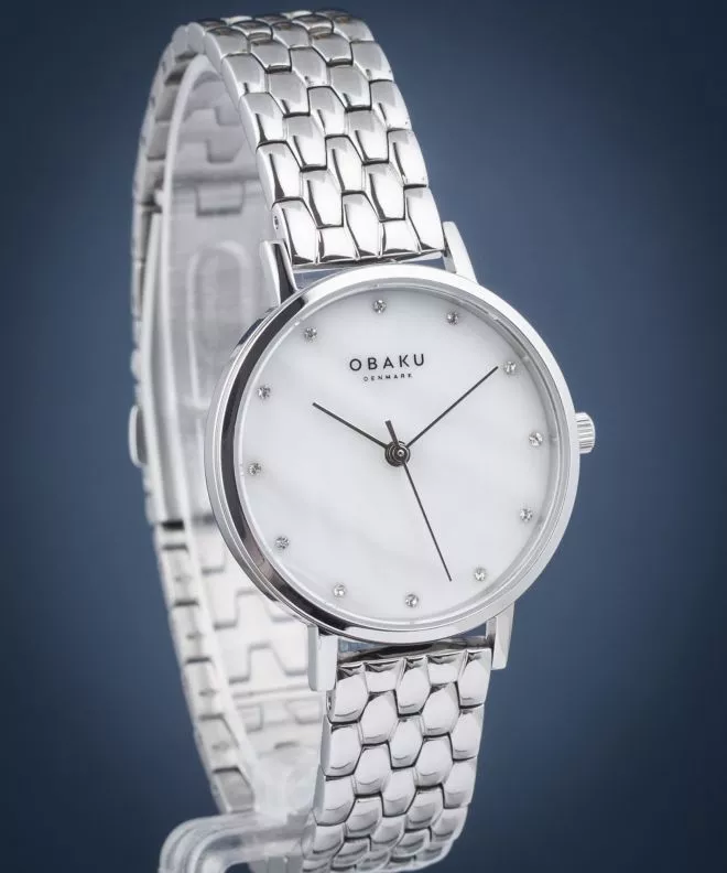 Orologio da Donna Obaku Brink Lille Perlemor Brace V248LXCWSC