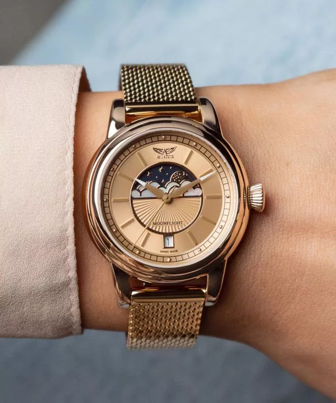Orologio da Donna Aviator Douglas Moonflight Limited Edition V.1.33.2.260.5