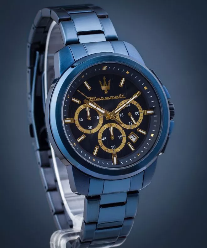 Orologio da Uomo Maserati Successo Chronograph Blue Edition R8873621040