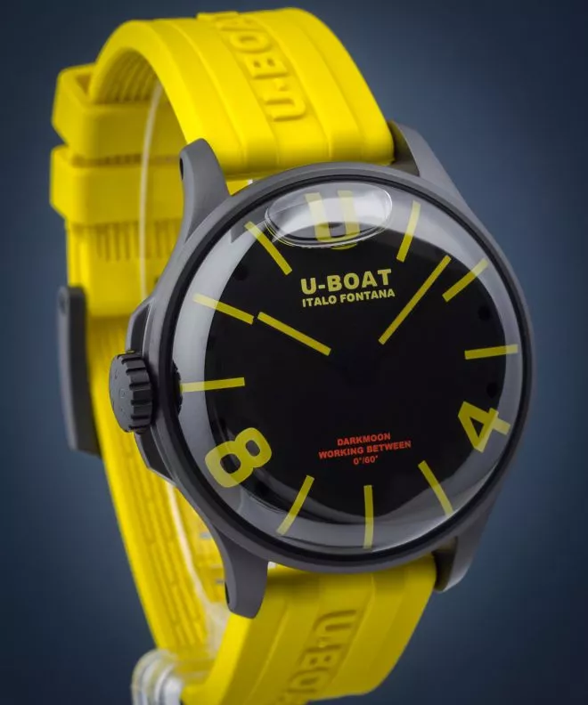 Orologio da Uomo U-Boat Darkmoon 44 BK Yellow PVD 9522