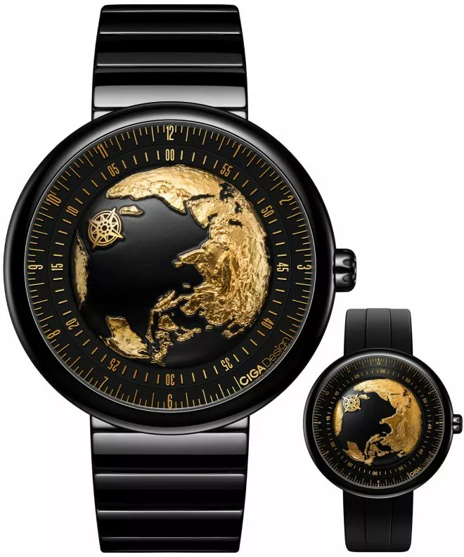 Orologio da Uomo Ciga Design U Series Blue Planet II Gilded Age Automatic SET U033-BG01-6B7B