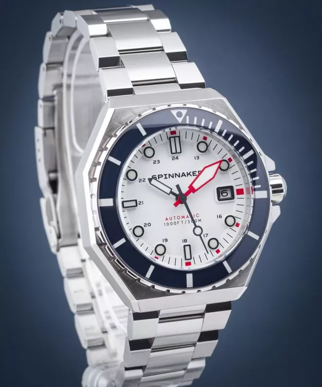 Orologio da Uomo Spinnaker Dumas Regatta White Automatic Limited Edition SP-5081-HH