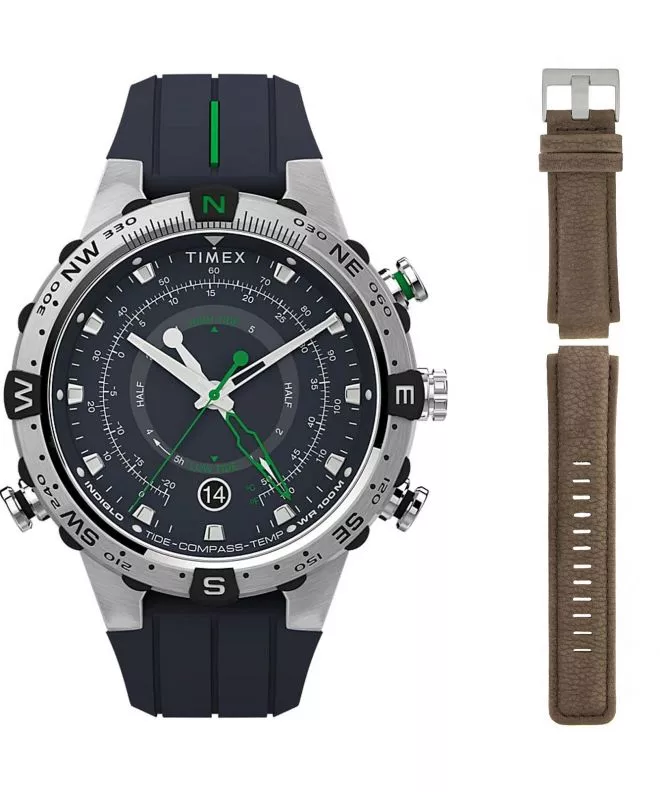 Orologio da Uomo Timex Expedition Outdoor Tide/Temp/Compass + Dodatkowy pasek Timex TW2V22100B