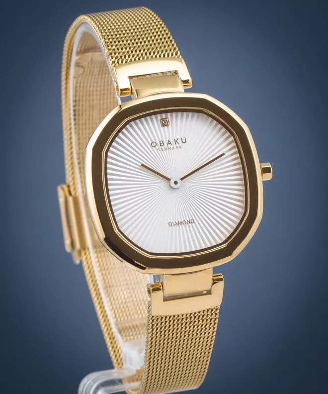 Orologio da Donna Obaku Brilliant Gold Diamond V277LXGIMG