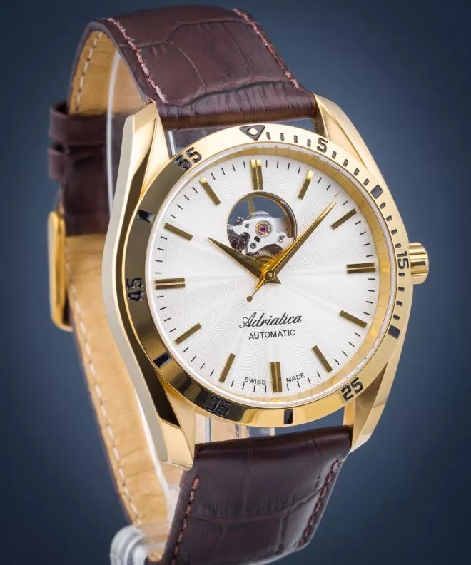 Orologio da Uomo Adriatica Open Heart Automatic A8202.1B13AO