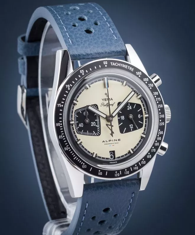 Orologio da Uomo Yema Rallygraf Meca Quartz Alpine Endurance Team YMHF1581ALP-BG