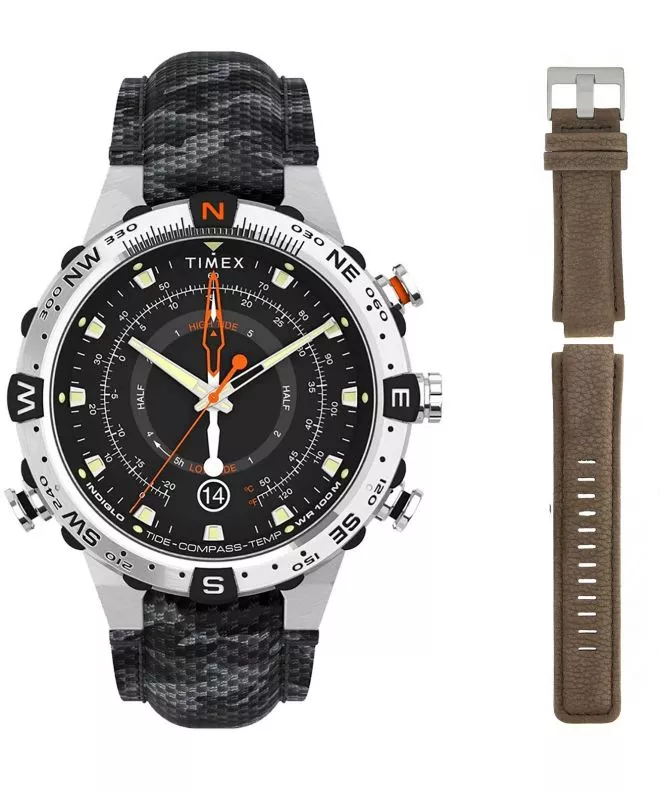 Orologio da Uomo Timex Expedition Outdoor Tide/Temp/Compass + Dodatkowy pasek Timex TW2V22300B