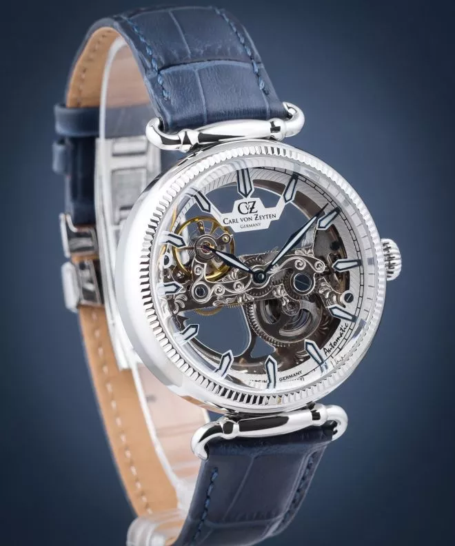 Orologio da Uomo Carl von Zeyten Elzach Skeleton Automatic Limited Edition CVZ0031WHS