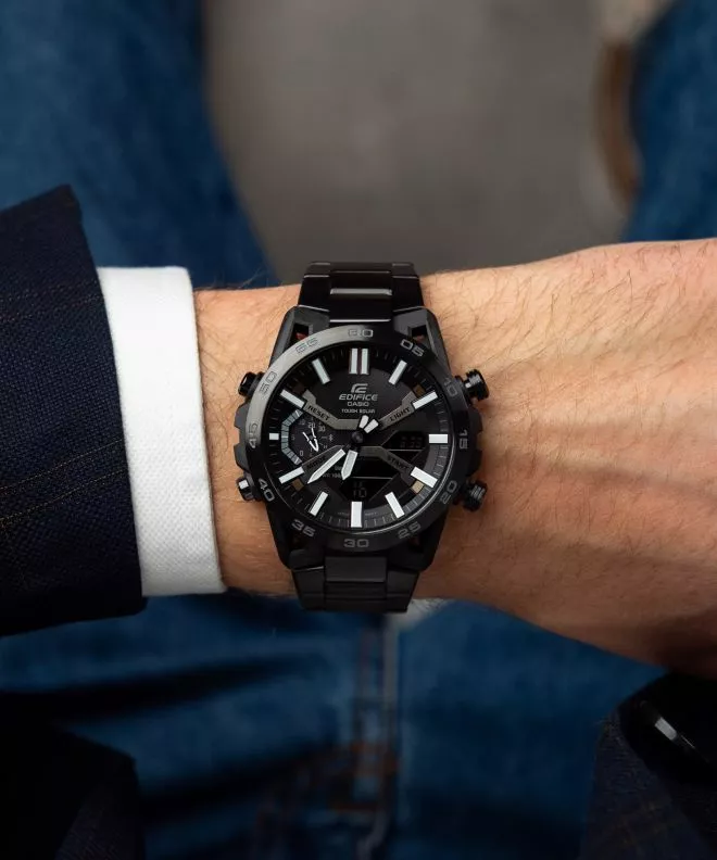Orologio da Uomo Casio Edifice Bluetooth Sospensione Solar ECB-2000DC-1BEF