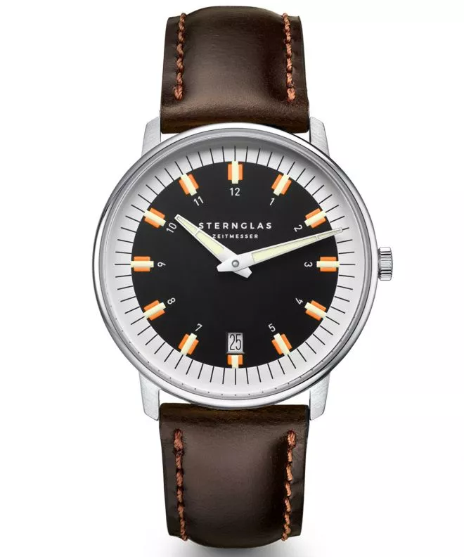 Orologio da Uomo Sternglas Egor Black Silver S01-EG03-BR03
