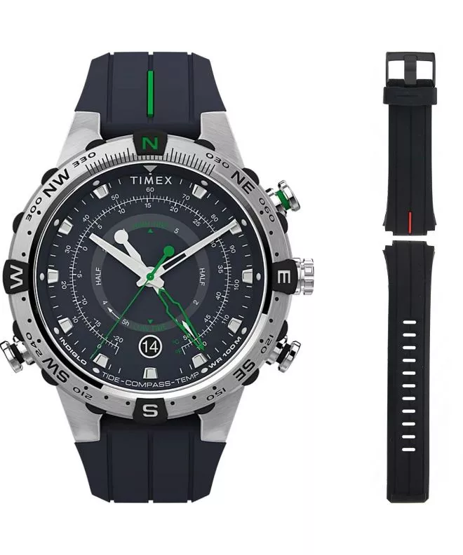 Orologio da Uomo Timex Expedition Outdoor Tide/Temp/Compass + Dodatkowy pasek Timex TW2V22100A