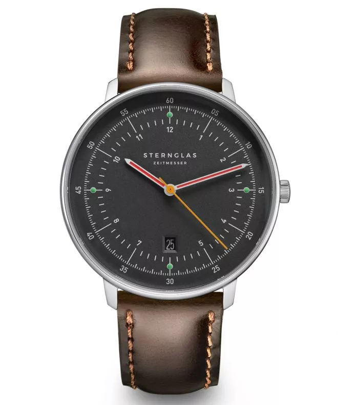 Orologio da Uomo Sternglas Hamburg Neugraphite S01-HH39-BR03