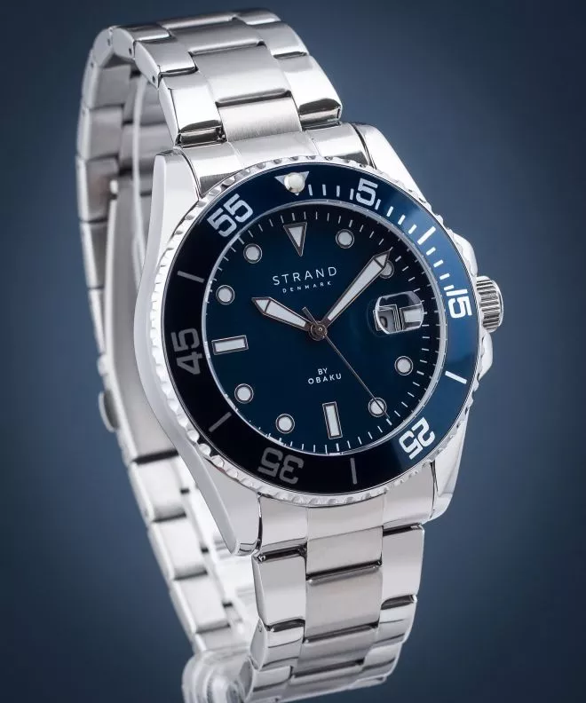 Orologio da Uomo Strand by Obaku Bondi Denim S727GDCLSC