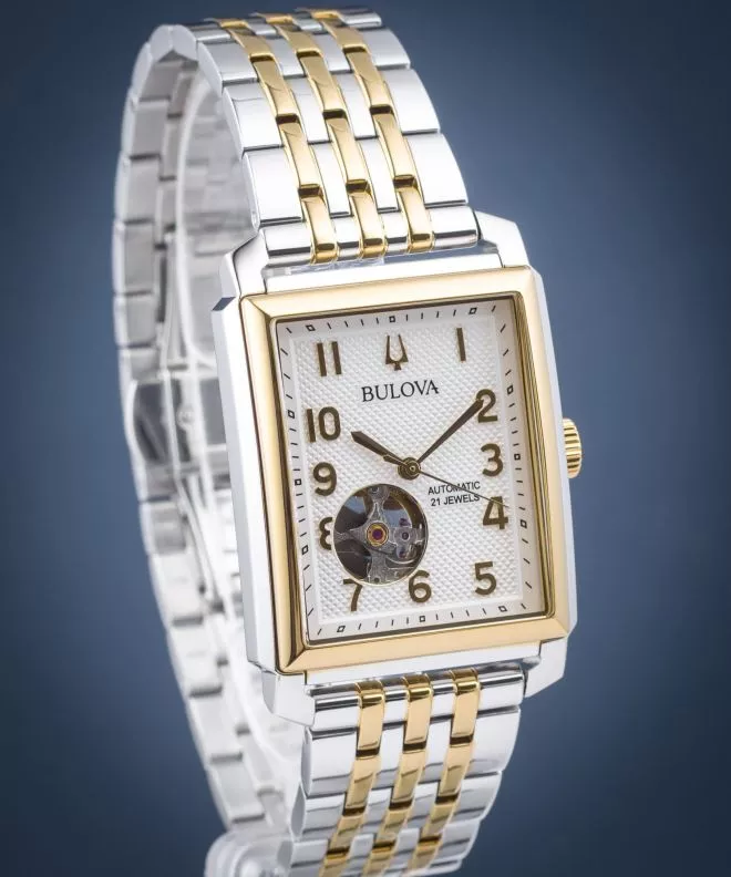 Orologio da Donna Bulova Classic Sutton Open-Heart Automatic 98A308