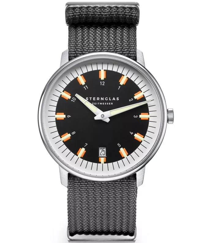 Orologio da Uomo Sternglas Egor Black Silver S01-EG03-FI04