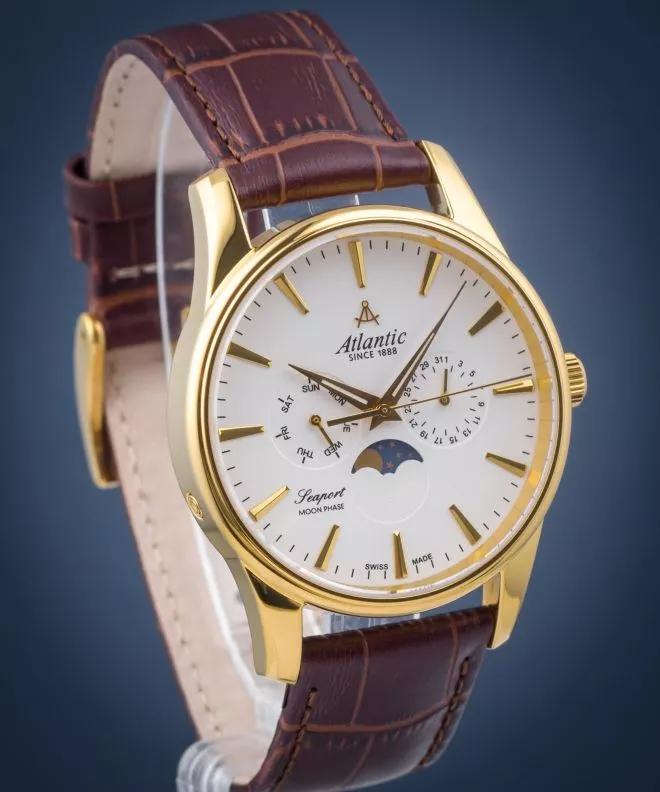 Orologio da Uomo Atlantic Seasport Moon Phase 56550.45.21