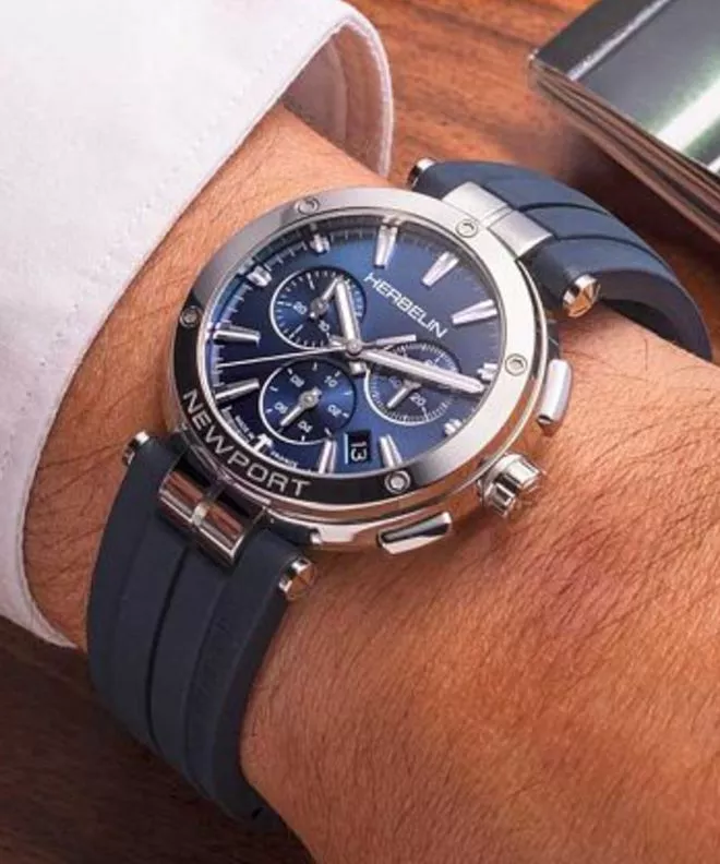 Orologio da Uomo Herbelin Newport Chronograph 37658AP15CB (37658/AP15CB)