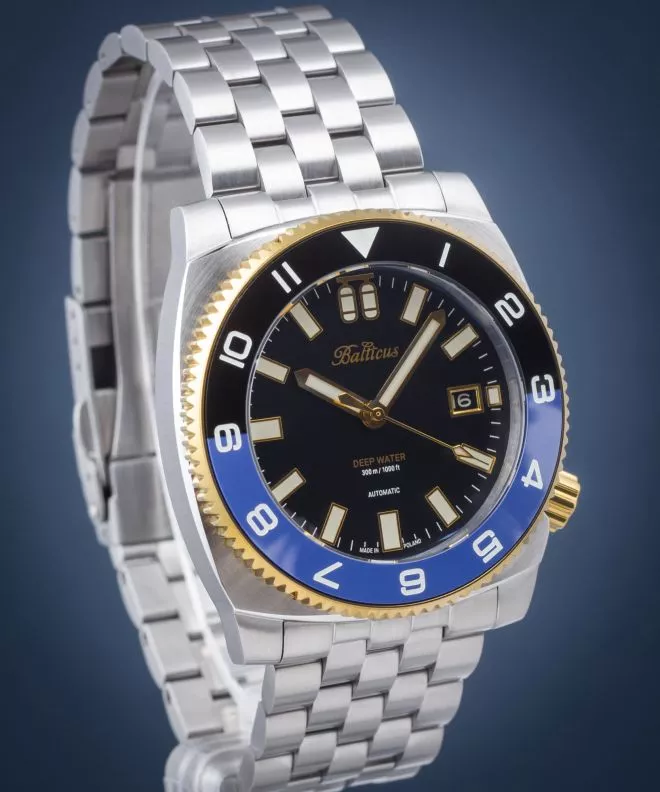 Orologio da Uomo Balticus Deep Water Black-Blue Bicolor SET Limited Edition BLT-DWOBBG