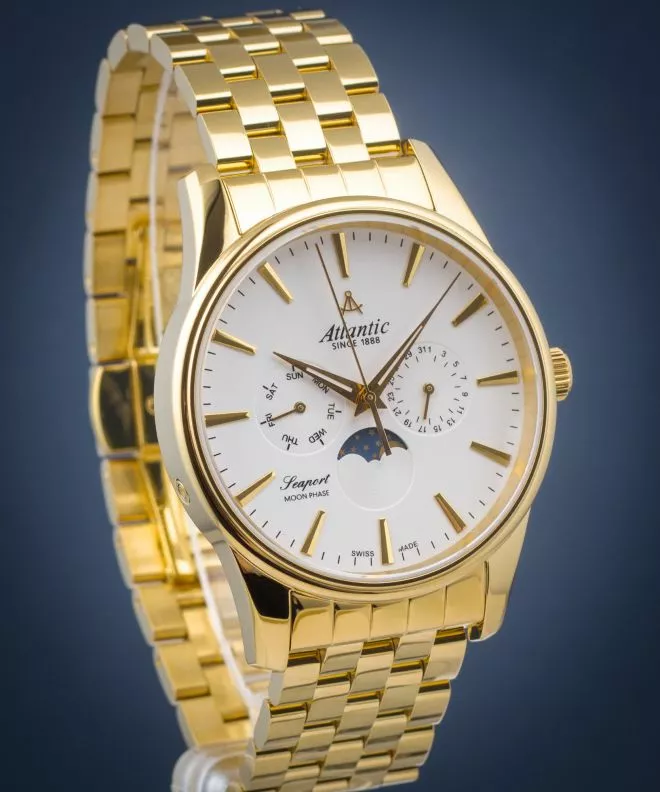 Orologio da Uomo Atlantic Seaport Moon Phase 56555.45.21