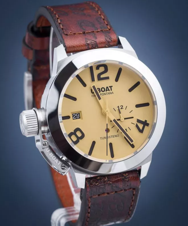 Orologio Unisex U-Boat Classico 42 Tungsteno Beige 8892