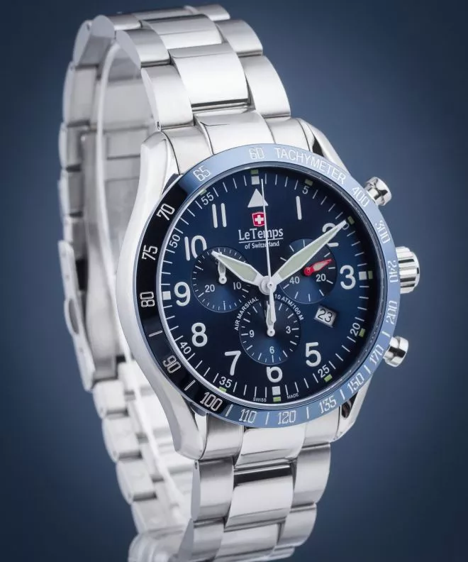 Orologio da Uomo Le Temps Air Marshal Chronograph LT1041.13BS01