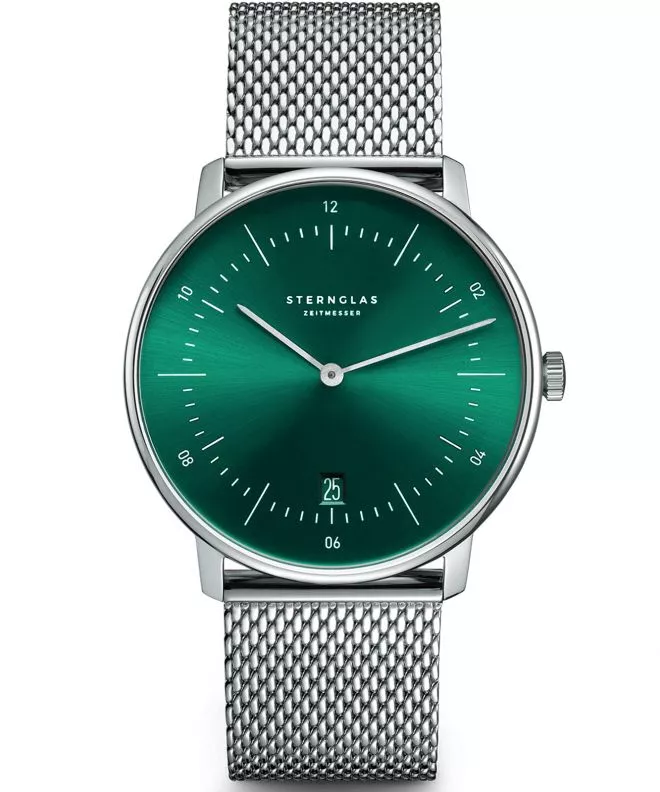 Orologio da Uomo Sternglas Naos Green Zeitmesser S01-NA08-MI04