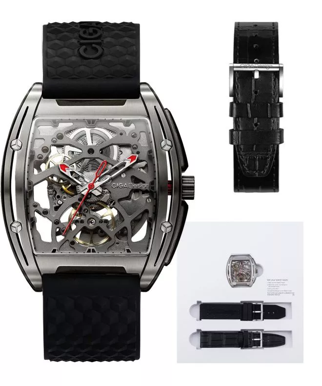 Orologio da Uomo Ciga Design Z-Series Edge Titanium Skeleton Automatic Z031-TITI-W15BK