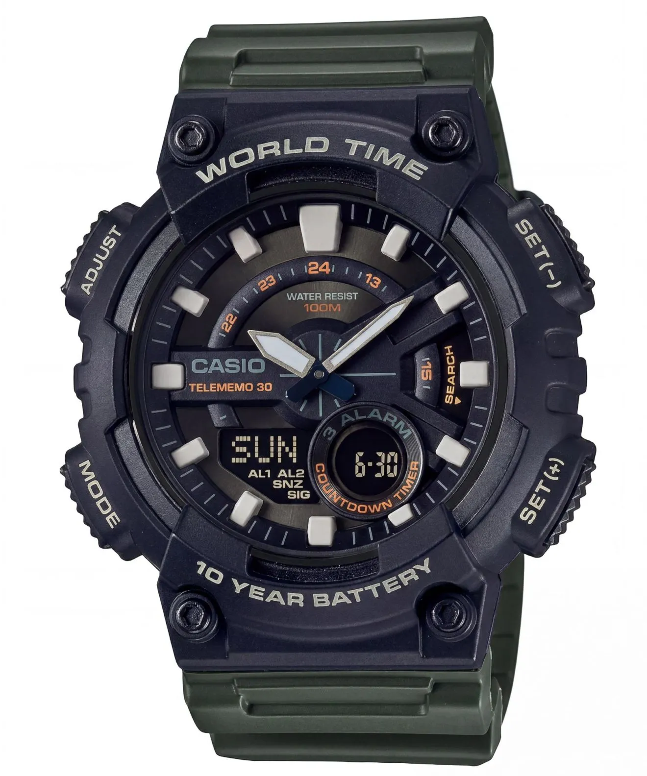 Orologio da Uomo Casio Collection Men AEQ-110W-3AVEF