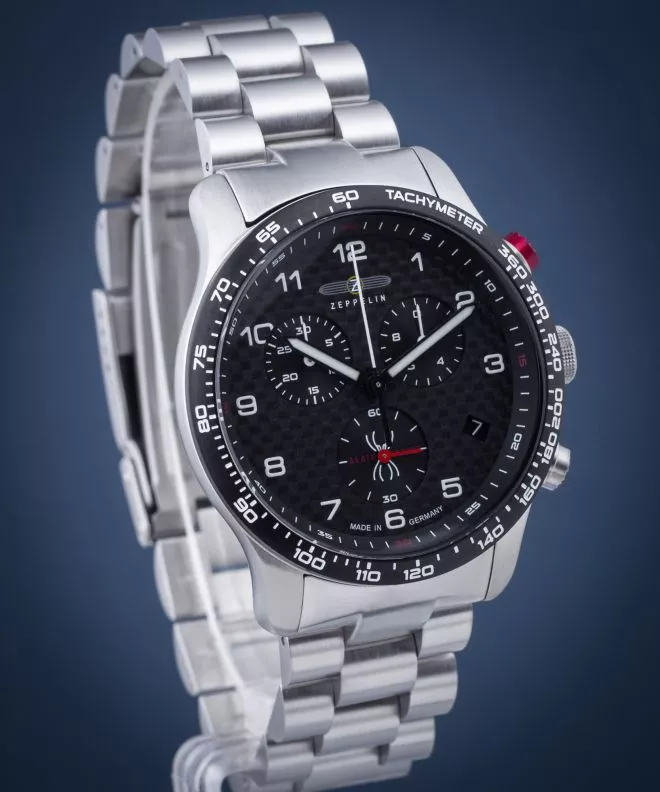 Orologio da Uomo Zeppelin Night Cruise Alain Robert Chronograph 7294M-4