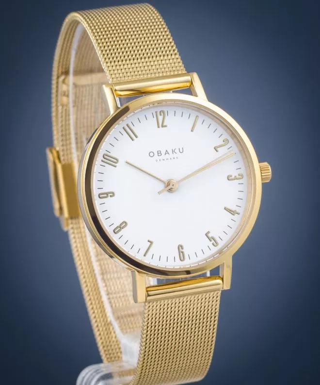 Orologio da Donna Obaku Brink Lille-Gold V248LXGIMG