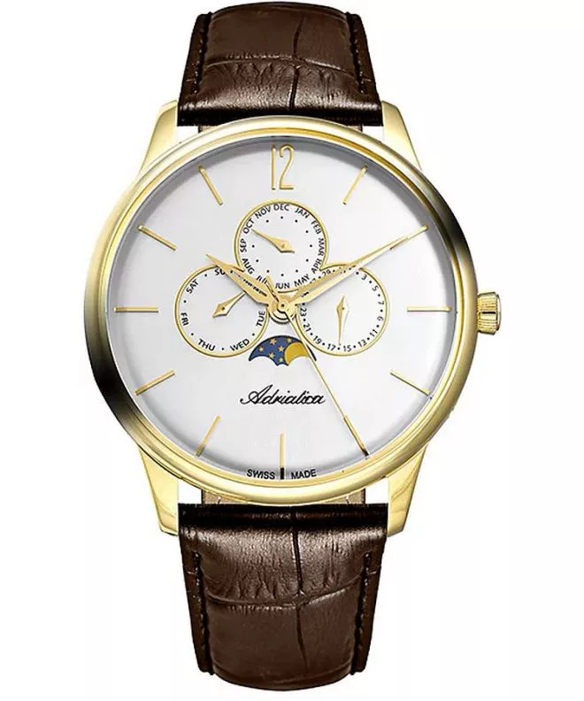 Orologio da Uomo Adriatica Adriatica Classic Moonphase A8269.1253QF