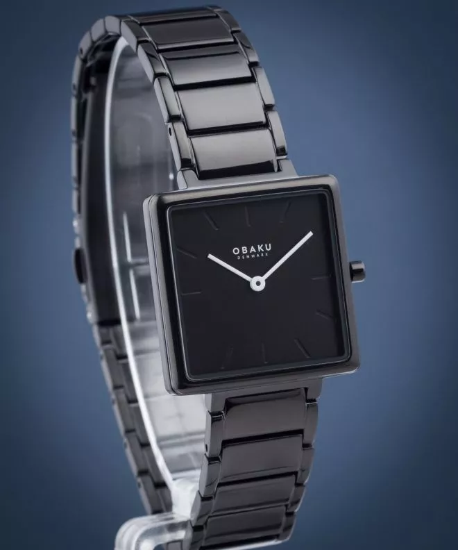 Orologio da Donna Obaku Firkant Dark V259LXBBSB