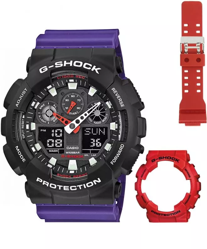 Orologio da Uomo Casio G-Shock GA-100 Original Set GA-100B-Set111