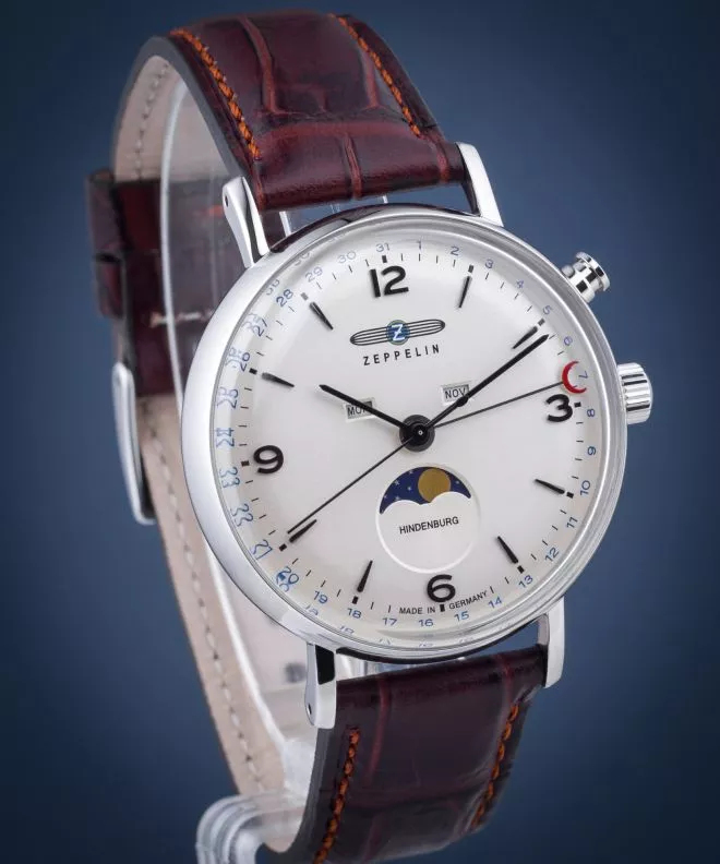 Orologio da Uomo Zeppelin Hindenburg Moonphase 8076-5