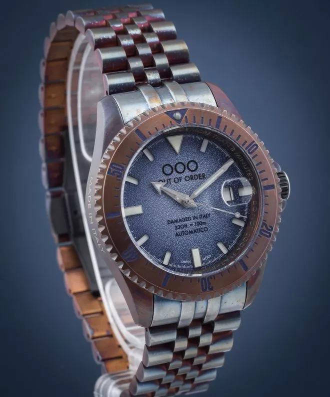 Orologio Unisex Out of Order Swiss Automatico Blue OOO.001-20.BL