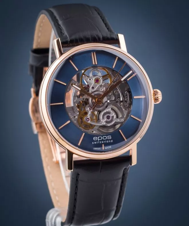 Orologio da Uomo Epos Originale Skeleton Automatic 3437.135.24.16.25