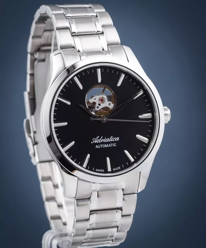 Orologio da Uomo Adriatica Open Heart Automatic A8277.5114AO