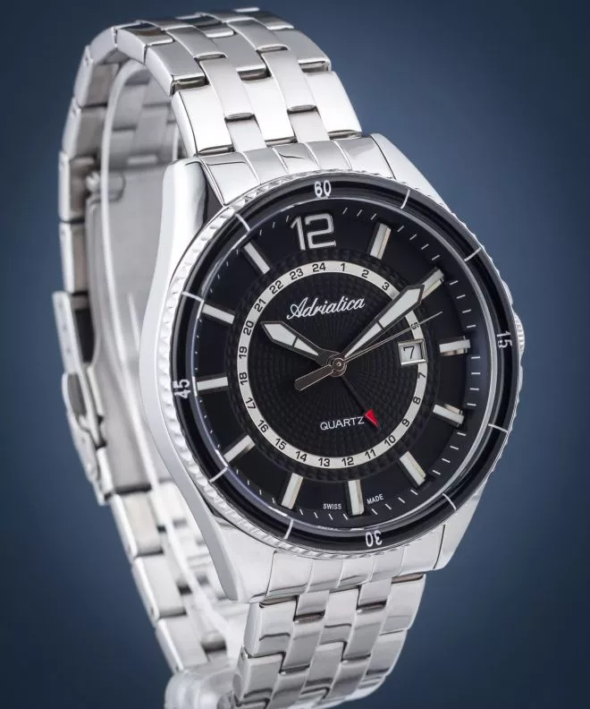 Orologio da Uomo Adriatica GMT A8318.Y154Q (A8318.5154Q)