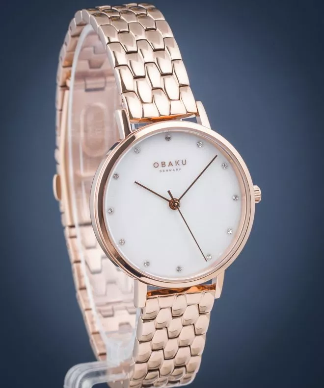 Orologio da Donna Obaku Brink Lille Perlemor Fuchsia V248LXVWSV