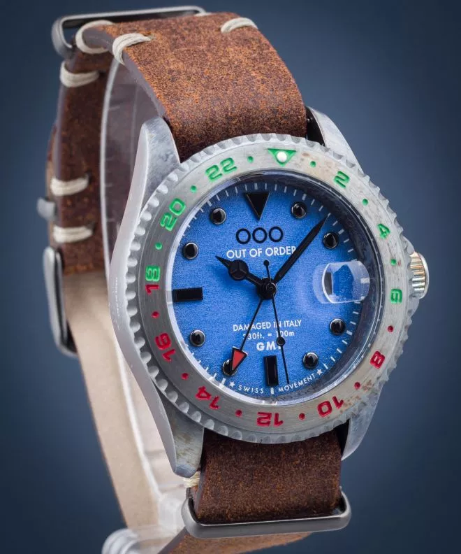 Orologio da Uomo Out of Order Swiss GMT Roma Capitale OOO.001-19.RC