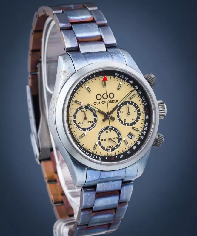 Orologio da Uomo Out of Order Cream Sporty Cronografo OOO.001-23.CR.AC