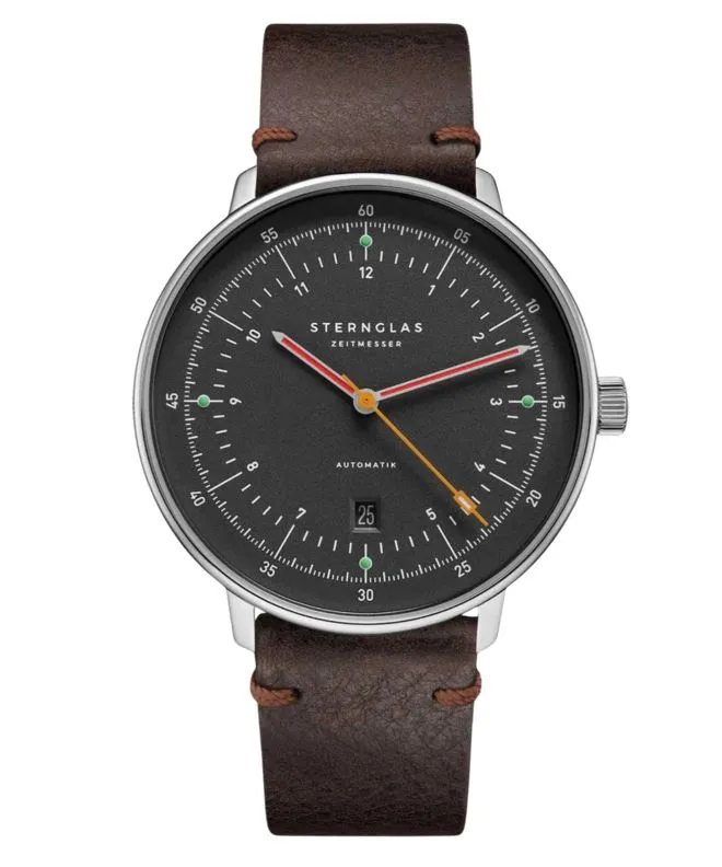 Orologio da Uomo Sternglas Hamburg Neugraphit Automatic S02-HH39-VI11