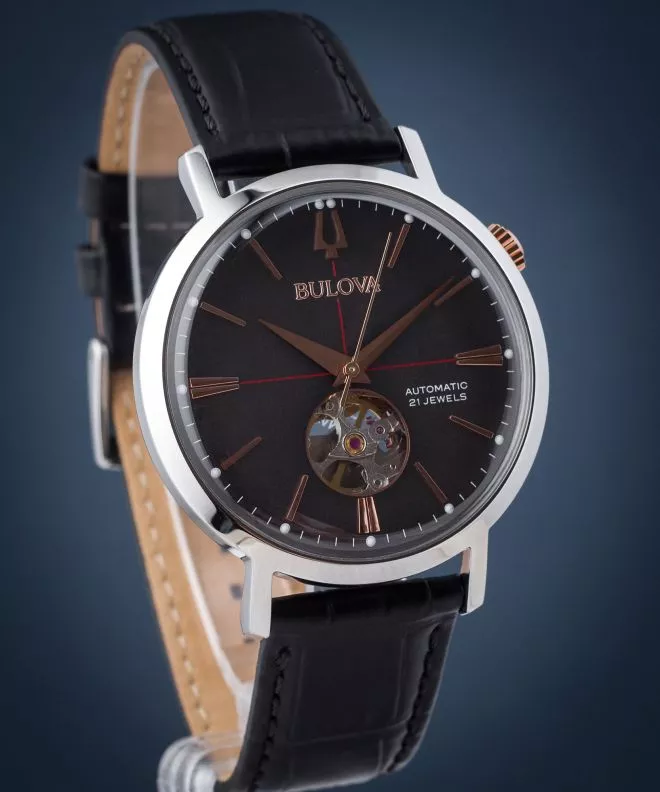 Orologio da Uomo Bulova Classic Automatic Open Heart 98A187