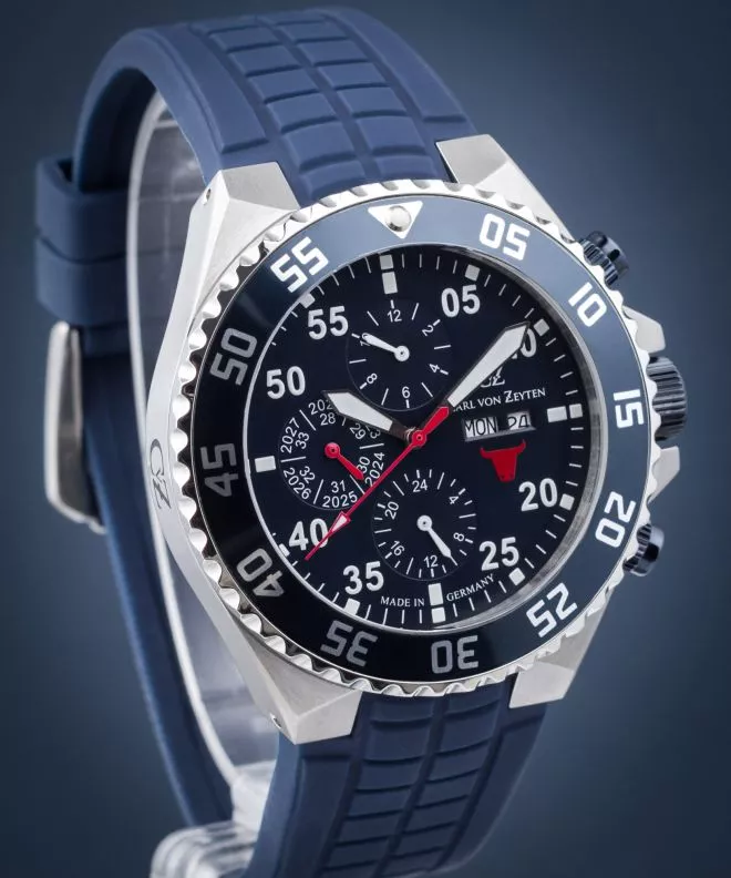 Orologio da Uomo Carl von Zeyten Belchen Automatic Chronograph CVZ0067BLS