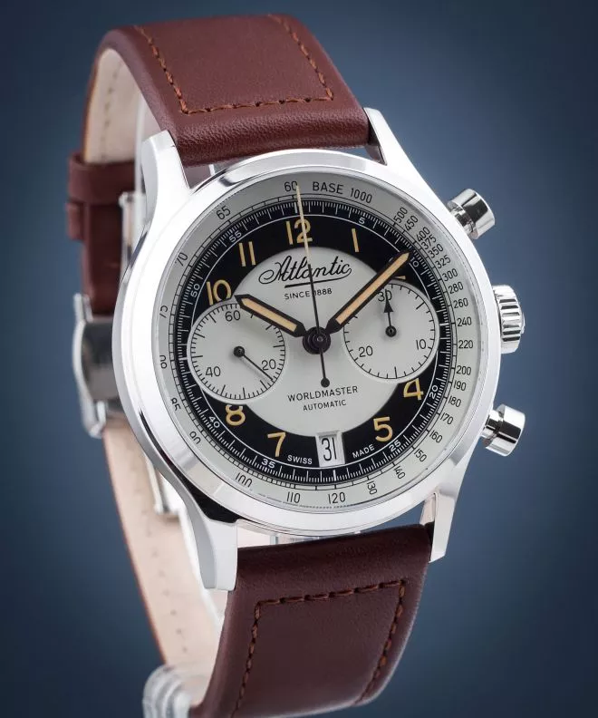 Orologio da Uomo Atlantic Worldmaster Bicompax Automatic Legend Edition 52852.41.23