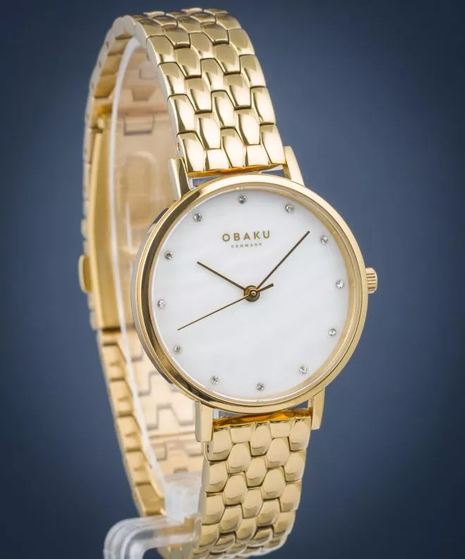 Orologio da Donna Obaku Brink Lille Perlemor Cider V248LXGWSG